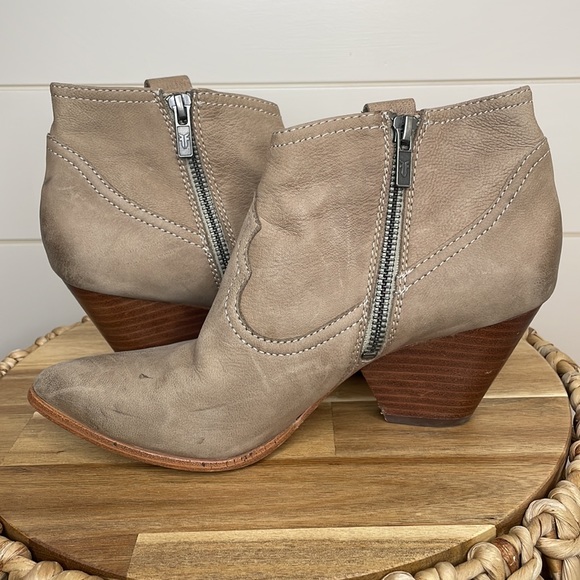 Frye Distressed Leather Booties - Picture 8 of 10